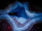 Natural Blue Lace Agate Geode Specimens x 2 From Nsanje, Malawi - Toprock Gemstones and Minerals 