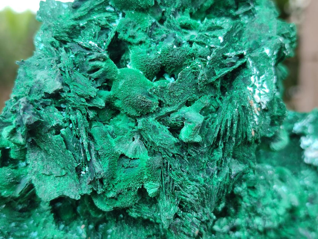 Natural Large Rare Malachite Pseudomorph Specimen x 1 From Kolwezi, Congo