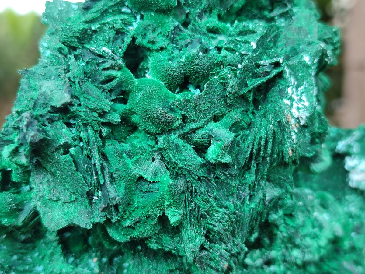 Natural Large Rare Malachite Pseudomorph Specimen x 1 From Kolwezi, Congo