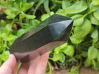Polished Black Basalt Crystals x 5 From Madagascar
