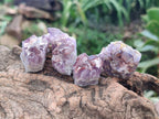 Natural Rare Amethyst Asylum Quartz Clusters x 35 From Luena, Congo