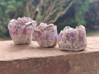 Natural Rare Amethyst Asylum Quartz Clusters x 35 From Luena, Congo
