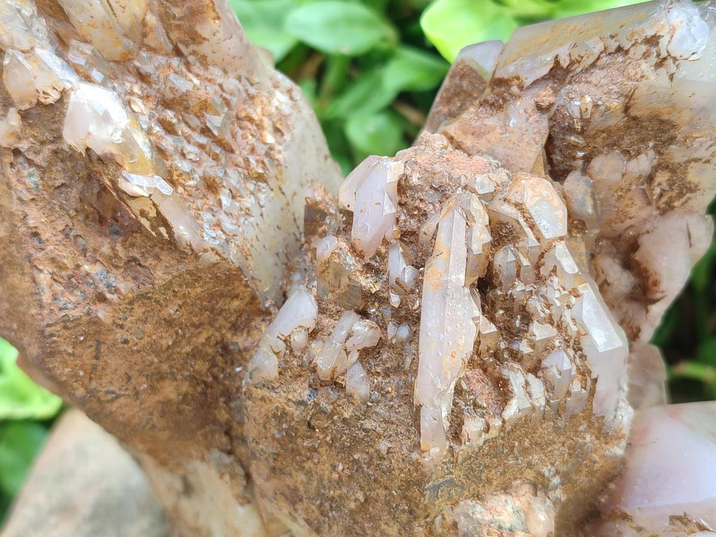 Natural Large Red Hematoid Quartz Cluster x 1 From Karoi, Zimbabwe