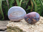 Polished Red Shashe River Agate Free Form Galets x 12 From Shashe River, Zimbabwe