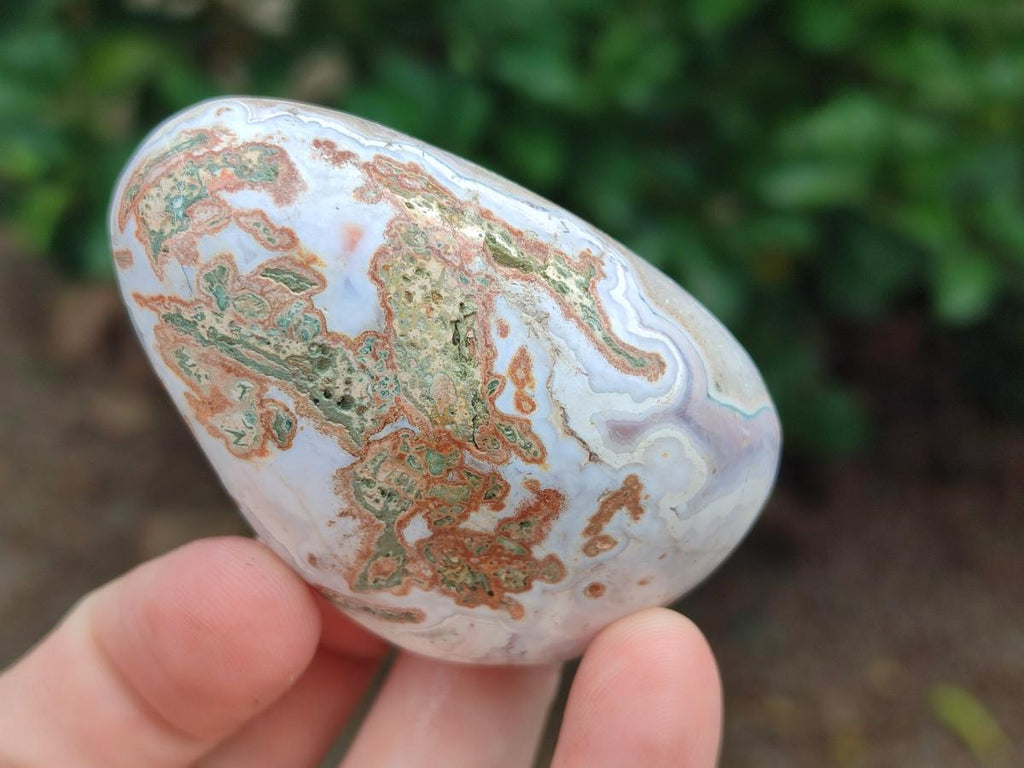 Polished Red Shashe River Agate Free Form Galets x 12 From Shashe River, Zimbabwe