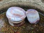 Polished Red Shashe River Agate Free Form Galets x 12 From Shashe River, Zimbabwe