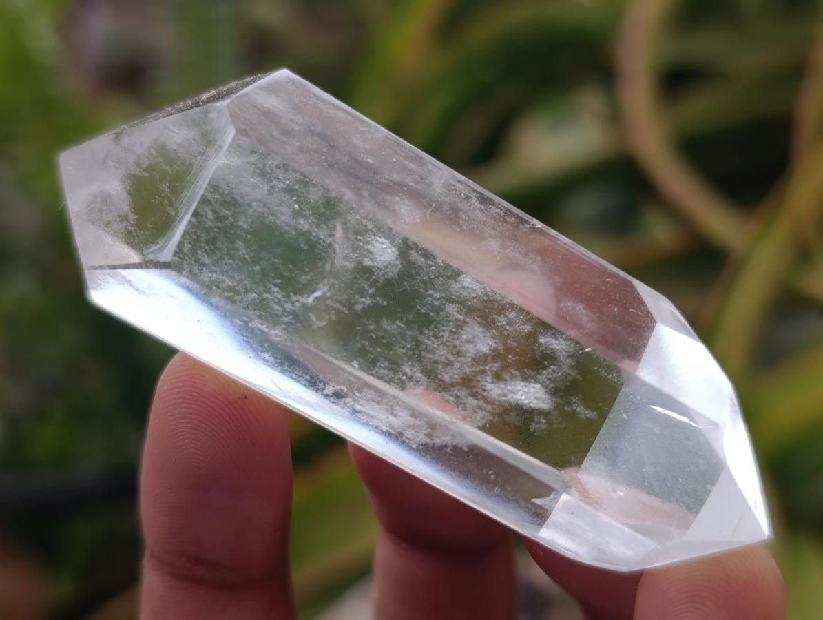 Polished Double Terminated Clear Quartz Crystals x 12 From Madagascar