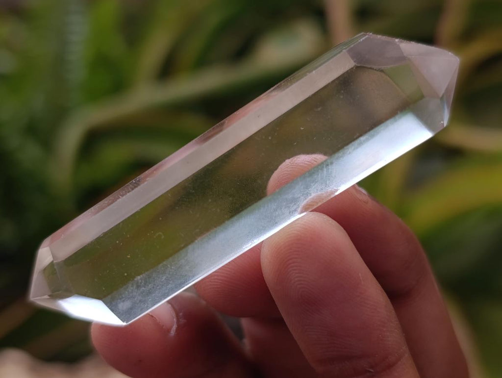 Polished Double Terminated Clear Quartz Crystals x 12 From Madagascar