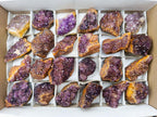 Natural Dark Amethyst Spirit Cluster Plates x 24 From Boekenhouthoek, South Africa