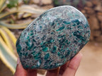 Polished Emerald Mica 'Mutokolite' Standing Free Forms x 2 From Mutoko, Zimbabwe - Toprock Gemstones and Minerals 