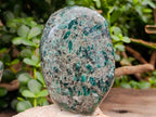 Polished Emerald Mica 'Mutokolite' Standing Free Forms x 2 From Mutoko, Zimbabwe - Toprock Gemstones and Minerals 