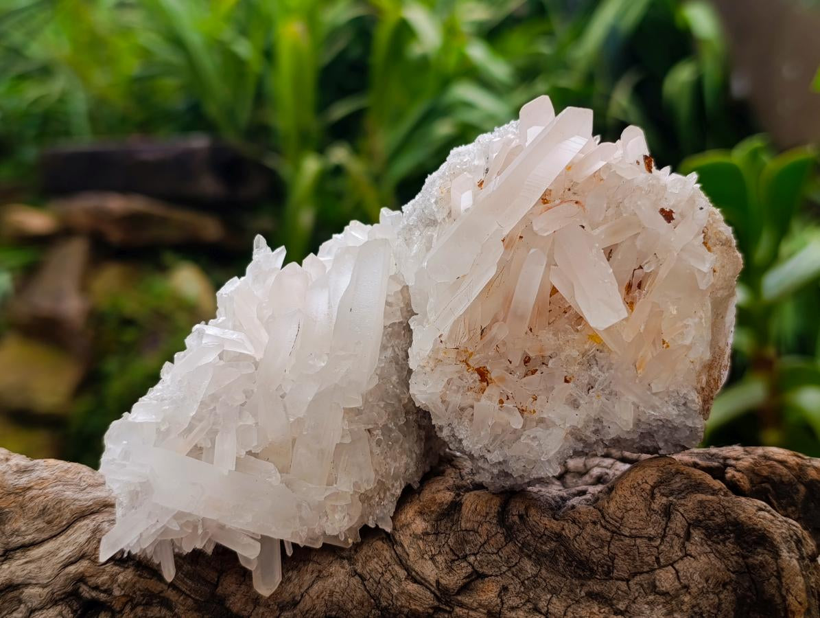 Natural Mixed Quartz Crystal Clusters x 12 From Madagascar