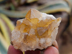 Natural Limonite Quartz Clusters x 35 From Solwezi, Zambia