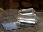 Polished Clear and Smokey Quartz Double Terminated Crystals x 12 From Madagascar - Toprock Gemstones and Minerals 