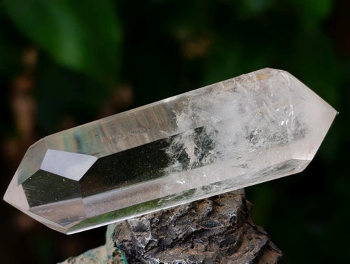 Polished Clear and Smokey Quartz Double Terminated Crystals x 12 From Madagascar