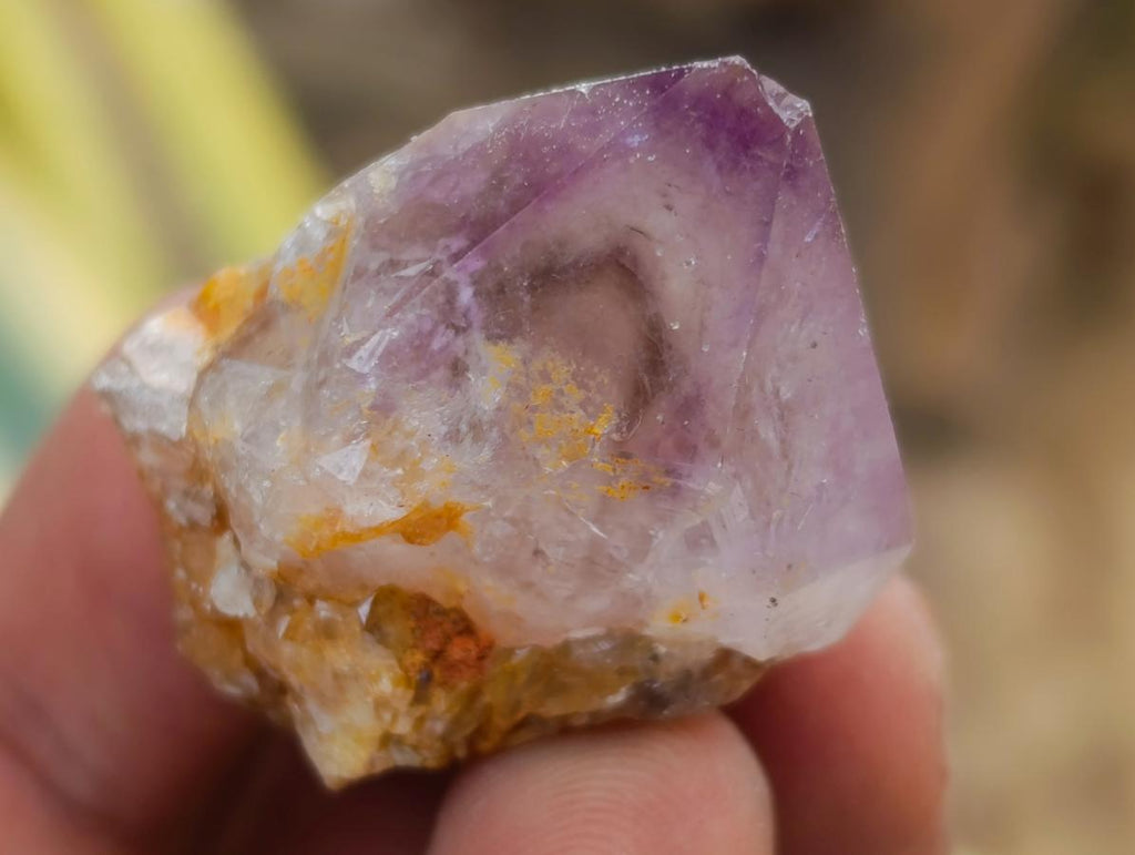 Natural Small Window Smokey Amethyst Crystals x 35 From Ambatondrazaka, Madagascar - Toprock Gemstones and Minerals 