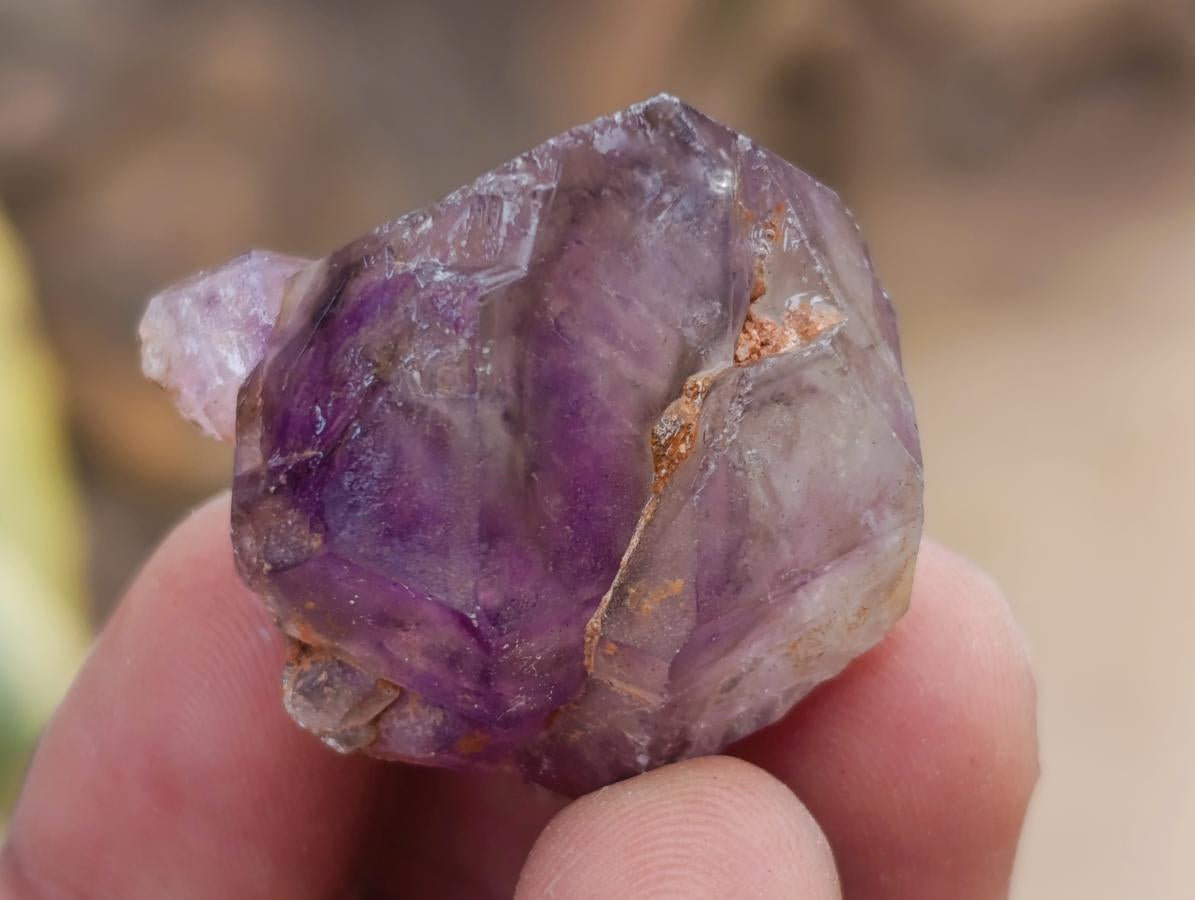 Natural Small Window Smokey Amethyst Crystals x 35 From Ambatondrazaka, Madagascar - Toprock Gemstones and Minerals 