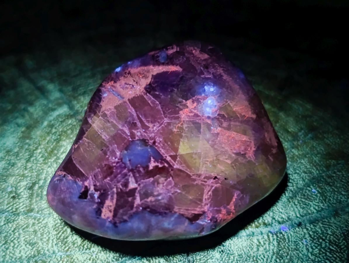 Polished Cobaltion Calcite in Dolomite Free Forms x 12 From Kakanda, Congo