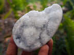Polished Blue Celestite Eggs x 3 From Sakoany, Madagascar