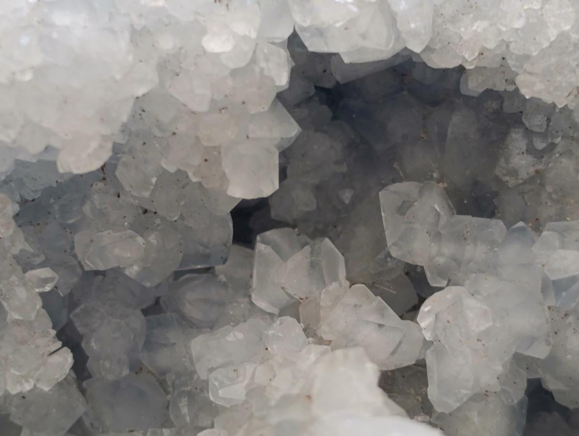 Polished Blue Celestite Eggs x 3 From Sakoany, Madagascar