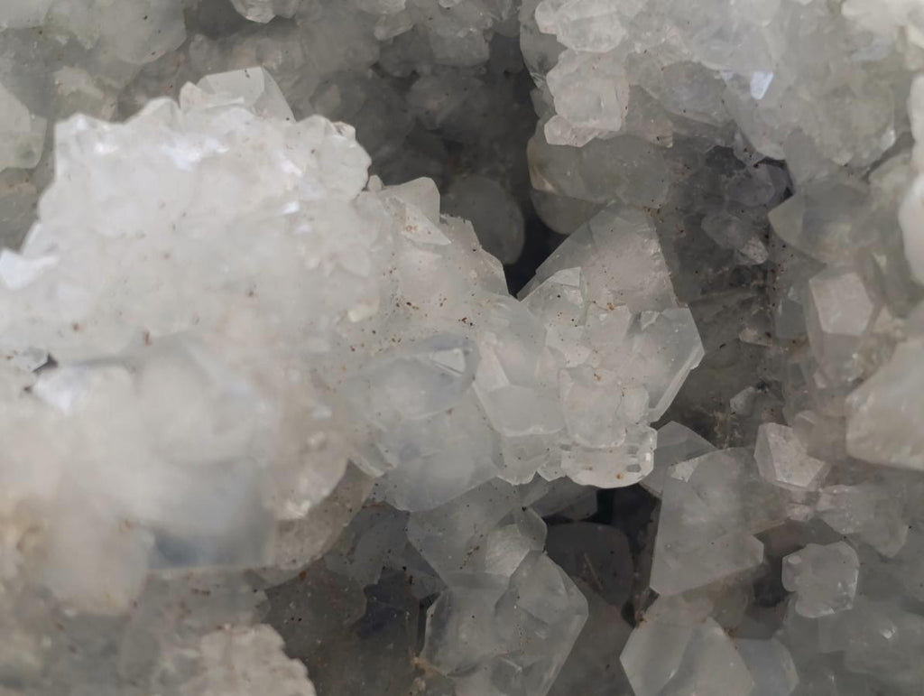 Polished Blue Celestite Eggs x 3 From Sakoany, Madagascar