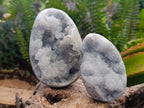Polished Blue Celestite Eggs x 3 From Sakoany, Madagascar