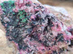 Natural Salrose Cobaltion Dolomite Specimens with Crystalline Malachite Crystals x 6 From Kakanda, Congo