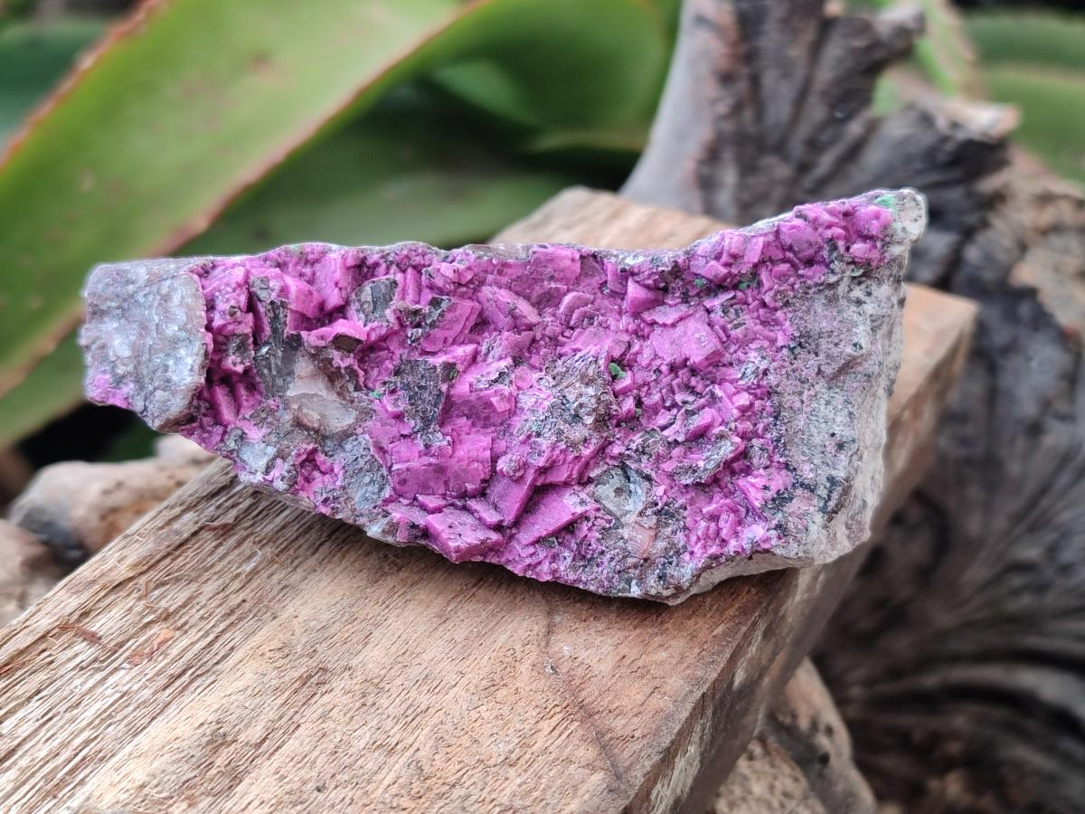 Natural Salrose Cobaltion Dolomite Specimens with Crystalline Malachite Crystals x 6 From Kakanda, Congo