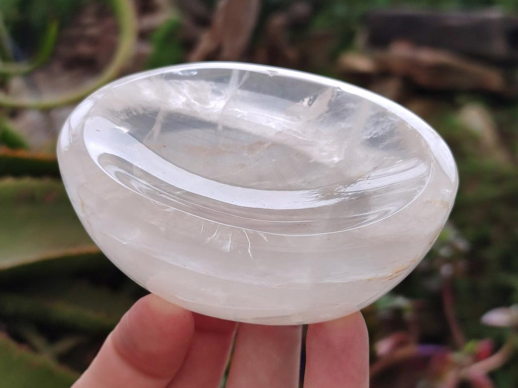 Polished Girasol Pearl Quartz Bowls x 4 From Ambatondrazaka, Madagascar
