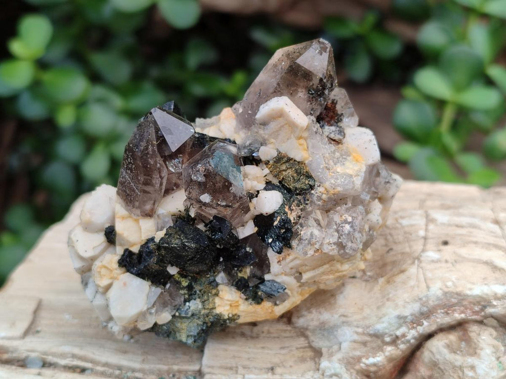 Natural Smokey Quartz Clusters with Associated Minerals x 13 From Zomba Plateau, Malawi - Toprock Gemstones and Minerals 