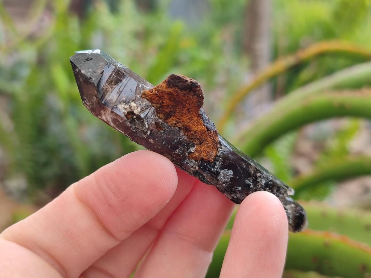 Natural Smokey Quartz Clusters with Associated Minerals x 13 From Zomba Plateau, Malawi - Toprock Gemstones and Minerals 