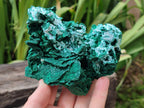 Natural Rare Malachite Pseudomorph Specimens x 2 From Kolwezi, Congo