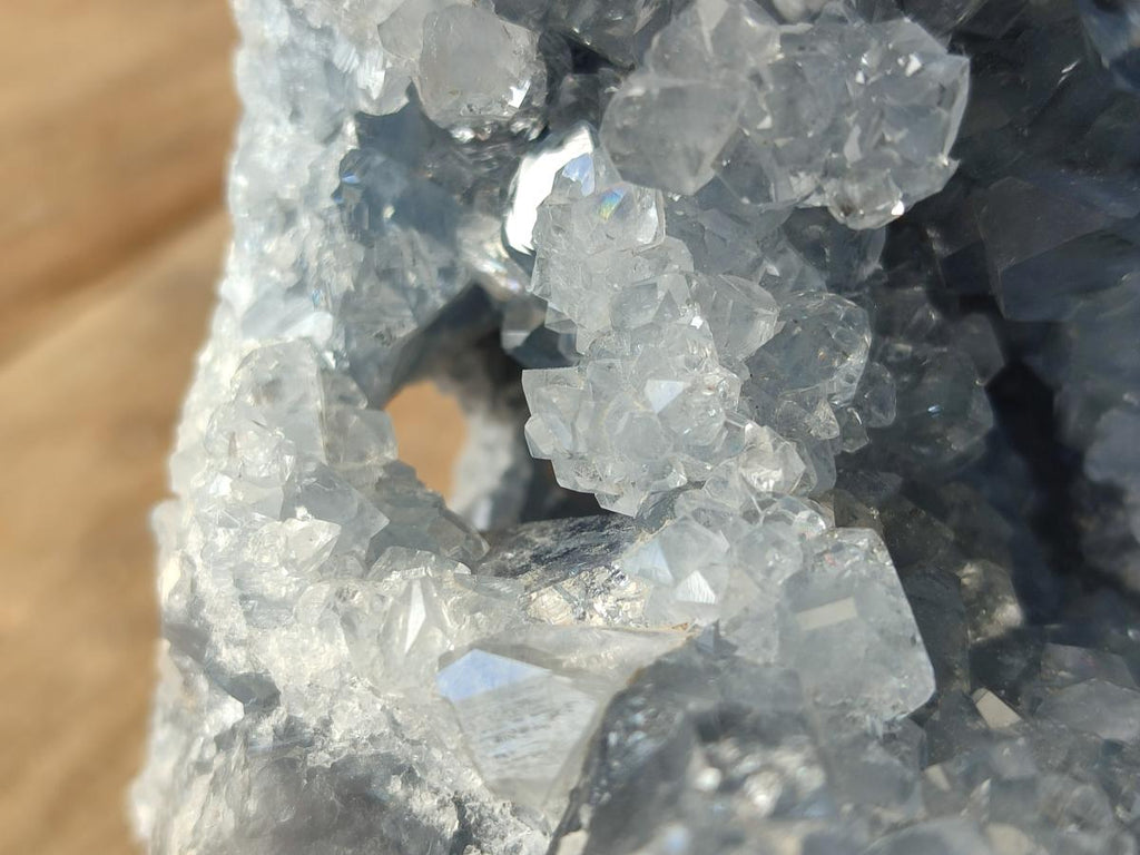 Natural Blue Celestite Geode Specimen x 1 From Sakoany, Madagascar