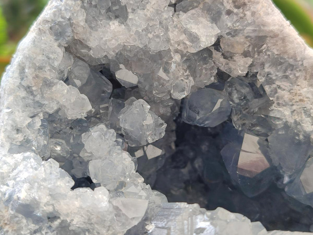 Natural Blue Celestite Geode Specimen x 1 From Sakoany, Madagascar