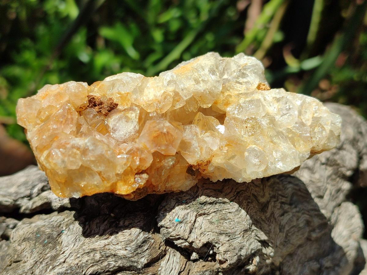 Natural Limonite Quartz Clusters x 12 From Solwezi, Zambia