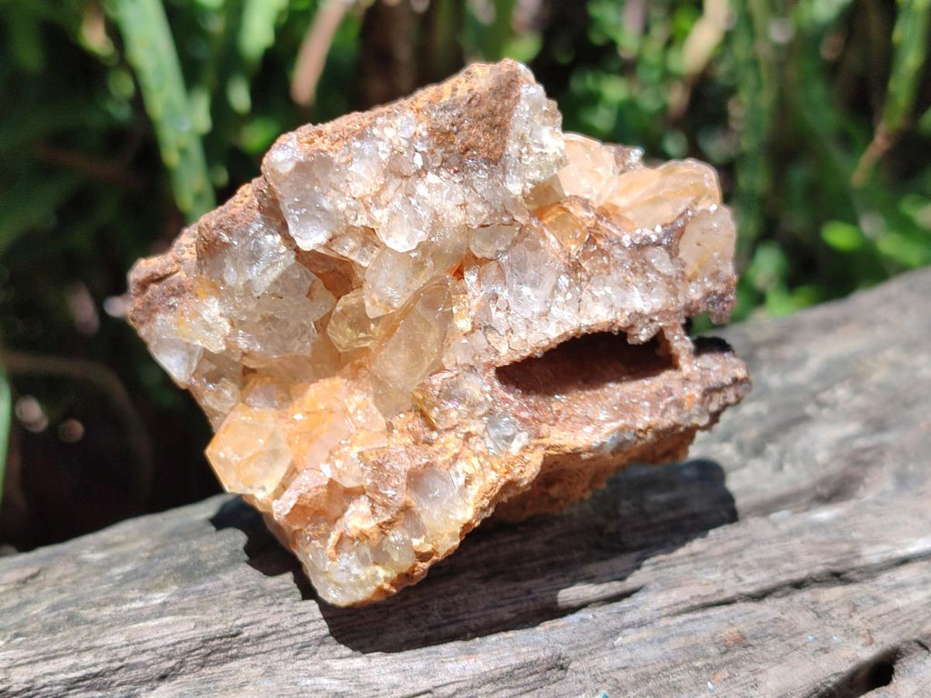 Natural Limonite Quartz Clusters x 12 From Solwezi, Zambia