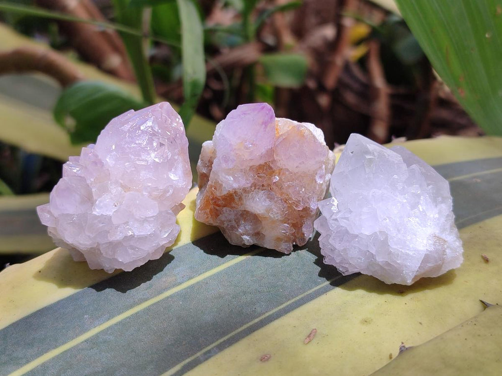 Natural Mixed Spirit Crystals and Small Clusters x 70 From Boekenhouthoek, South Africa