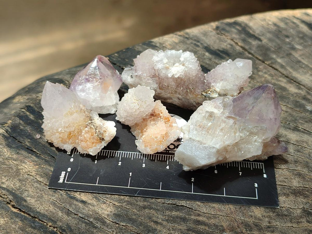 Natural Mixed Spirit Crystals and Small Clusters x 70 From Boekenhouthoek, South Africa