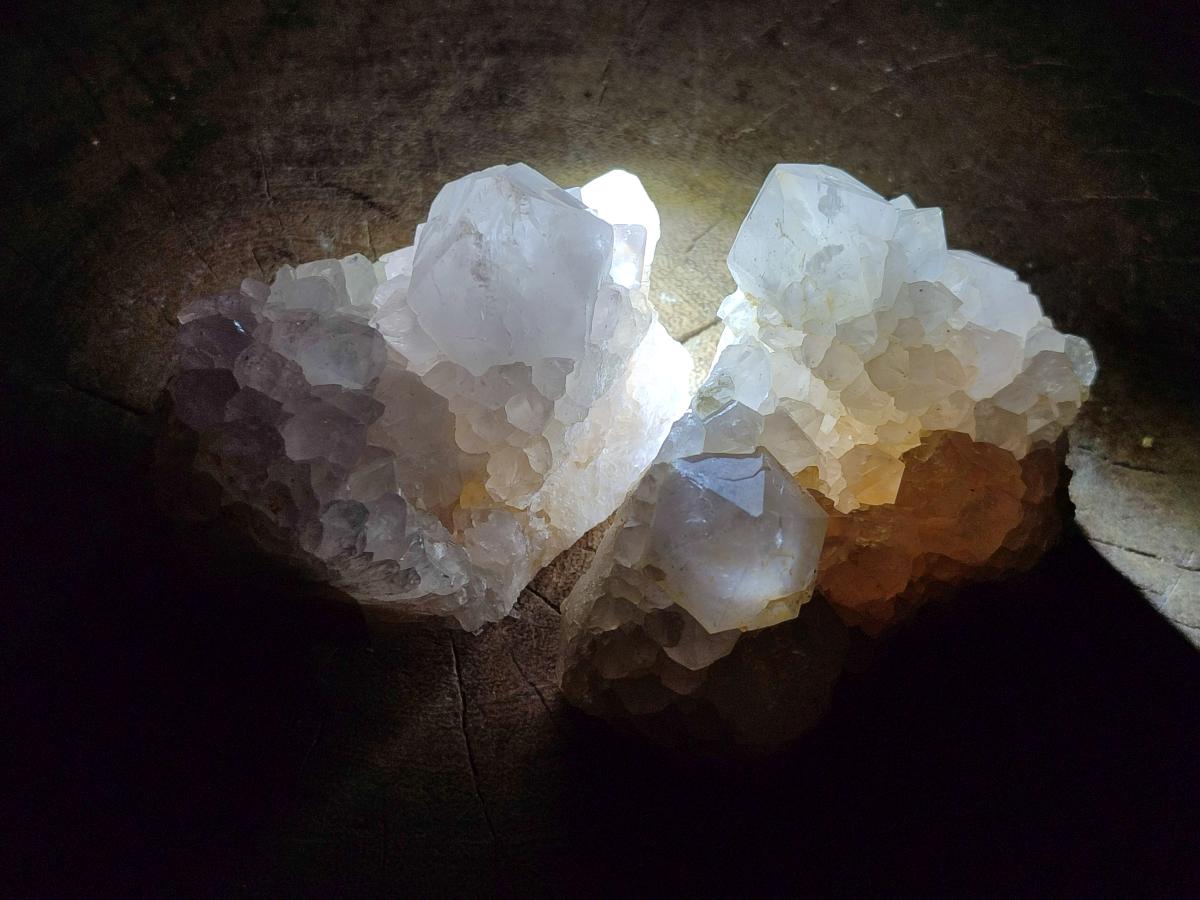 Natural White and Lilac Spirit Clusters x 6 From Boekenhouthoek, South Africa