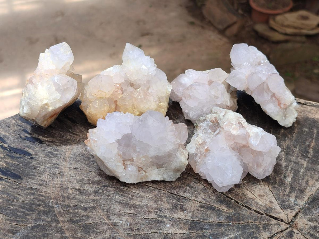 Natural White and Lilac Spirit Clusters x 6 From Boekenhouthoek, South Africa