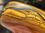 Polished Jumbo Golden Tigers Eye with Banded Iron Stone Free Forms x 3 From Prieska, South Africa - Toprock Gemstones and Minerals 
