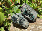Natural Libethenite Crystals on Dolomite Matrix Specimens x 6 From Shituru, Congo