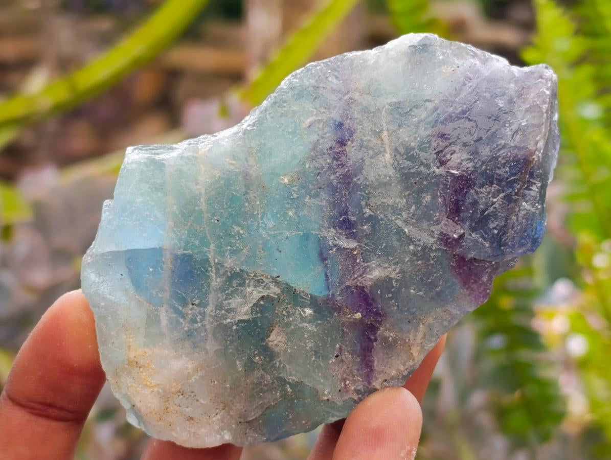 Natural Watermelon Fluorite Cobbed Specimens x 14 From Uis, Namibia