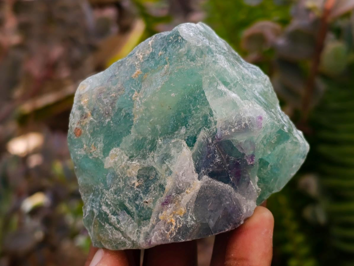 Natural Watermelon Fluorite Cobbed Specimens x 14 From Uis, Namibia