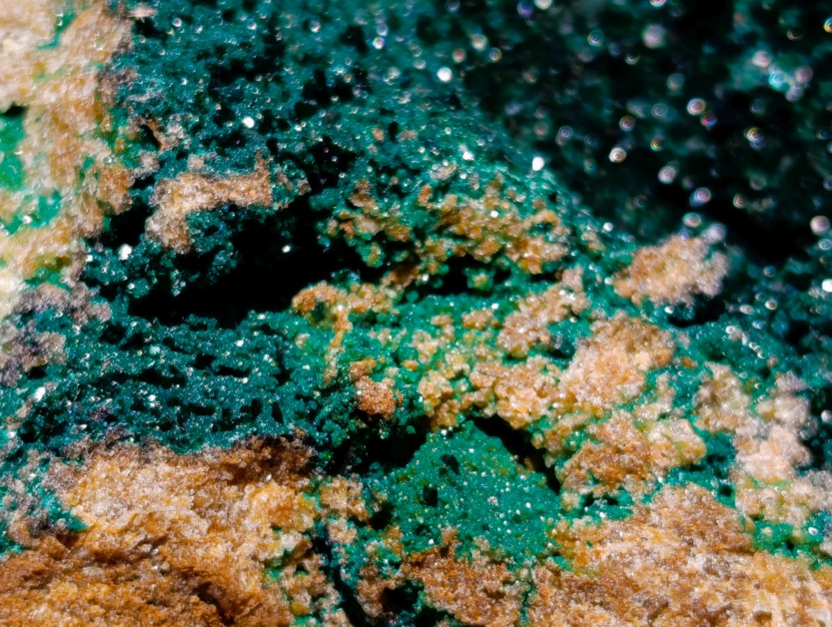 Natural Large Cabinet Crystalline Malachite Specimen x 1 From Tenke Fungurume, Congo