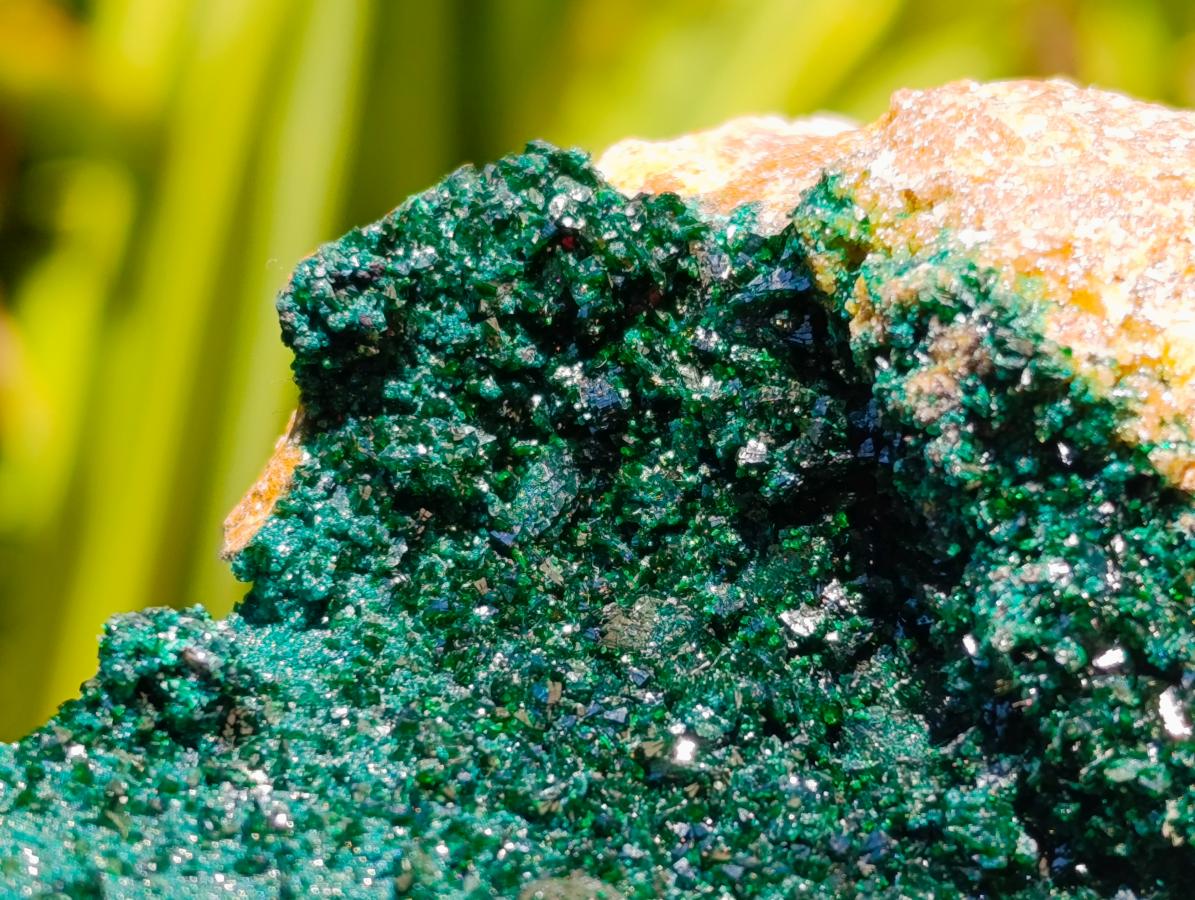 Natural Large Cabinet Crystalline Malachite Specimen x 1 From Tenke Fungurume, Congo