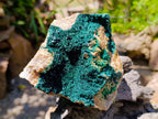Natural Large Cabinet Crystalline Malachite Specimen x 1 From Tenke Fungurume, Congo