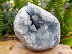 Natural Large Blue Celestite Geode Specimen x 1 From Sakoany, Madagascar