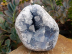Natural Large Blue Celestite Geode Specimen x 1 From Sakoany, Madagascar