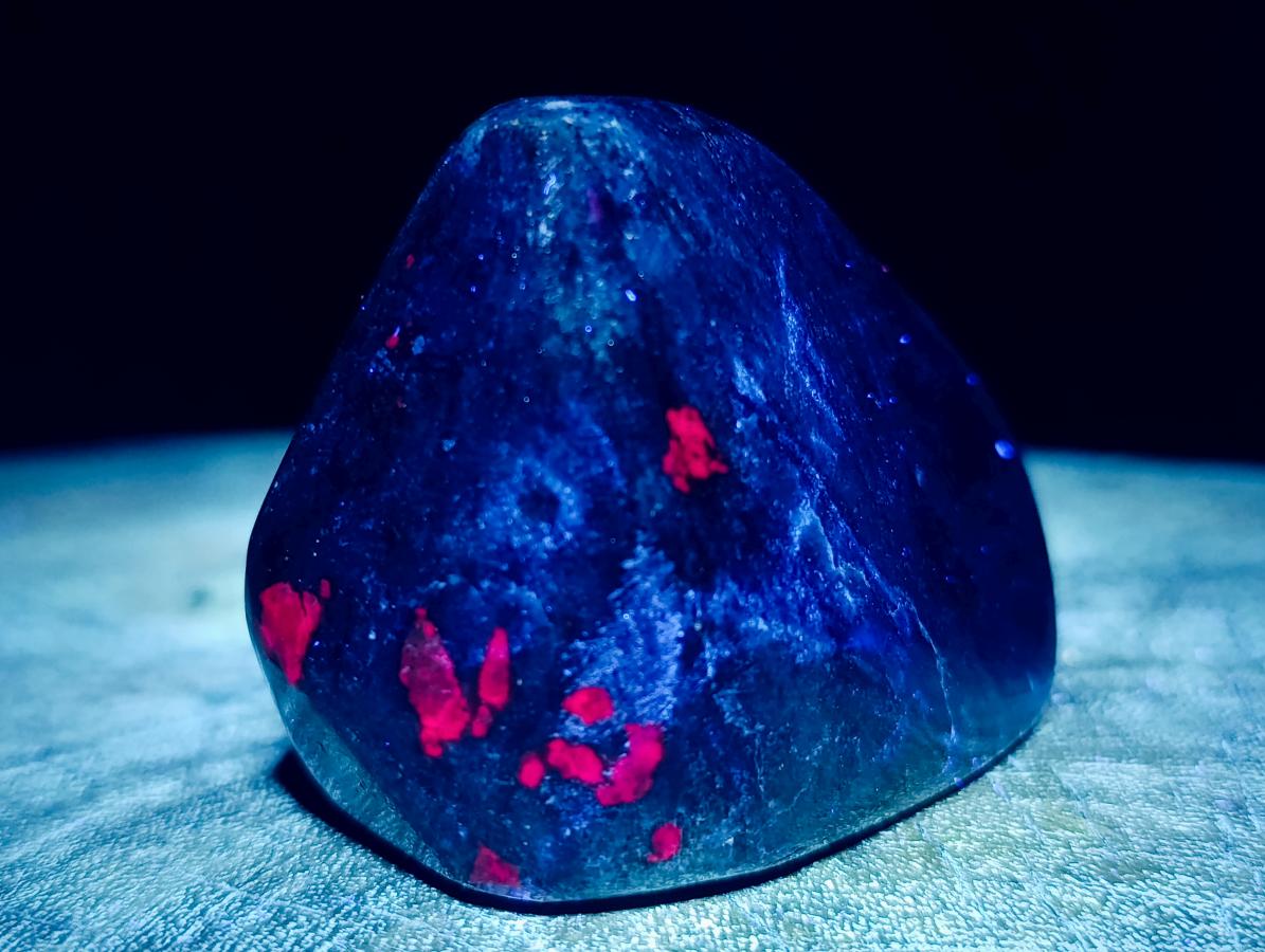 Polished Ruby Corundum In Chrome Verdite Free Forms x 5 From Mutoko, Zimbabwe - Toprock Gemstones and Minerals 